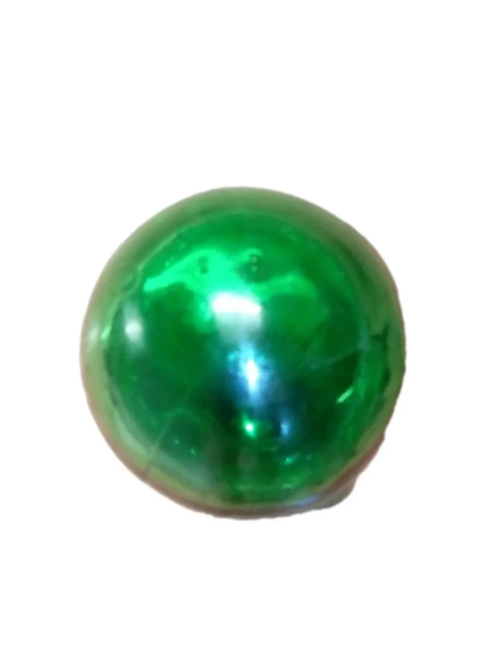 Green Glass Decorative Bottle with Stopper - Home Accents